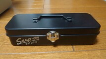 Snap-on　ステーショナリーボックス　黒 工具箱 片開きメタルケース ツールボックス_画像1