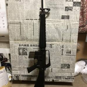 美品！MGC製 M16A1ライフル(ABS製、薬莢9個付き)の画像2