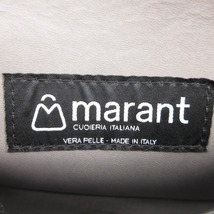 送料無料 超美品 マラント Marant ショルダーバッグ ポシェット 鞄 斜め掛け レザー 茶 ブラウン系 レディース_画像10