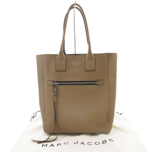 送料無料 美品 マークジェイコブス MARC JACOBS トートバック ハンドバッグ 鞄 レザー 茶 ブラウン系 レディース