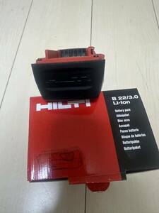 【美品】HILTI ヒルティ　バッテリー B22/3.0 リチウムイオン電池