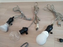 レトロ照明器具 5セット　電球付き_画像3