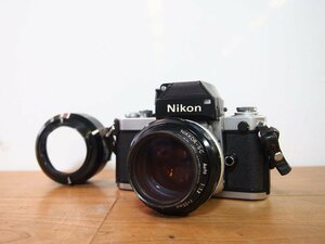☆【1T0501-42】 Nikon ニコン F2 レンズカバー付 フィルムカメラ NIKKOR-S.C Auto 1:1.2 f=55mm ジャンク