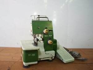 *[1T0410-20] JUKI Juki EF-205 100V foot controller attaching baby lock baby lock overlock sewing machine Junk 