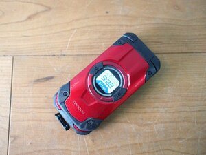 *[1T0302-18] KYOSERA Kyocera KYF33 TORQUE au мобильный телефон красный Junk 