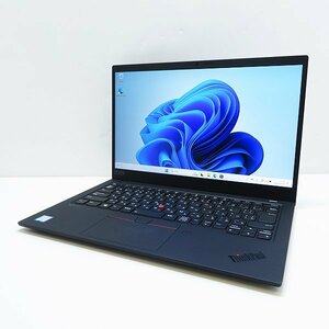 〇LENOVO ThinkPad X1 Carbon 7th Gen【第8世代Core i7-8565U/メモリ16GB/SSD256GB/Win11Pro/無線LAN/webカメラ/フルHD/AC付属】