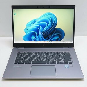 キーきれいめ ◇ HP ZBook Studio G5【Core i7_8750H 2.2GHz/16GB/SSD 512GB（NVMe）/Quadro P1000/Webカメラ/Win11-Pro/15インチ】