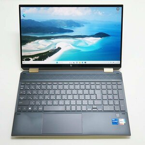 ジャンク品 ◇ HP Spectre X360 Convertible 15-eb1xxx【Core i7_1165G7/MEM 16GB/SSD 512GB/4K/タッチパネル /Win11-Pro/バッテリー膨張】