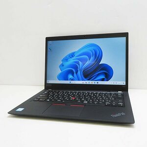 ▽Lenovo ThinkPad T490s(20NY)【 Core i7-8665U/16GB/SSD512GB(M.2)/Win11Pro_64bit/Wi-Fi/14型/AC付属】