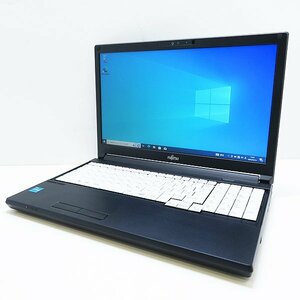 〇FUJITSU LIFEBOOK A5512/KX【第12世代Core i3-1215U/メモリ8GB/SSD256GB/Win10Pro/webカメラ/無線LAN/DVDマルチ/テンキー/AC付】