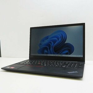 ▽Lenovo ThinkPad E585【Ryzen 5 2500U/8GB/HDD500GB＆SSD256GB(NVMe)/Win11Pro/Wi-Fi/テンキー/ACアダプー付属】