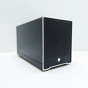 〇AKiTiO Thunder2 Quad Mini【2.5インチドライブ用4ベイ外付けHDD/HDD欠/接続確認済み/Mac/Thunderbolt2】