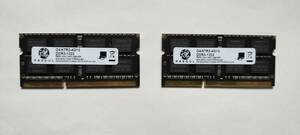 PASOUL for laptop memory PC3-10600S (DDR3-1333) 4GB×2 SO-DIMM 204pin(2 sheets set )