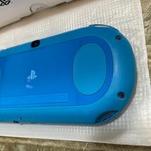 美品　PSVITA 本体 アクアブルー SONY PlayStation VITA PCH-2000 初期化/動作確認済_画像6