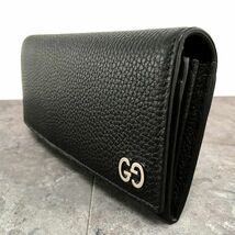 ☆送料無料☆ 未使用品 GUCCI 長財布 481727 ドリアン ブラック 箱付き 260_画像4