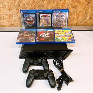 【ジャンク品】PS4本体＆コントローラー＆ソフト6本セット プレイステーション SONY ブラック CUH-7100B