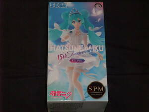 [ нераспечатанный товар ] Hatsune Miku серии super premium фигурка Hatsune Miku 15th Anniversary KEI Ver. SPM