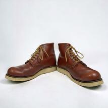 希少 美品 RED WING レッドウィング 8166 半円犬タグ プレーントゥ_画像7