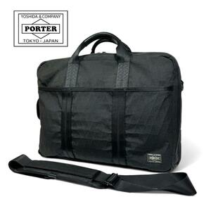 外観美品 PORTER HYBRID ハイブリッド 3WAY ブリーフケース