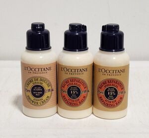 未使用◇75ml 3本まとめて◇ロクシタン ヴァーベナ LOCCITANE シャワークリームとアフターサンリペアリングバーム