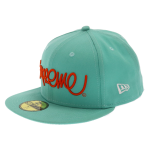 SUPREME シュプリーム 22SS ×New Era Handstyle cap ニューエラ ハンドスタイル ベースボールキャップ 帽子 エメラルド