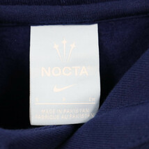 NIKE ナイキ ×NOCTA CARDINAL STOCK HOODIE フロントロゴ プルオーバーパーカー フーディー DA3920-492 ブルー_画像6