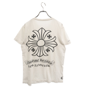 CHROME HEARTS クロムハーツ LA CH T-SHRT ロサンゼルス 限定 バックプリント半袖Tシャツ ホワイト