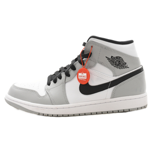 NIKE ナイキ AIR JORDAN 1 MID SMOKE GREY 554724-092 エアジョーダン1 ミッド スモークグレー ミドルカットスニーカー グレーUS8/26cm