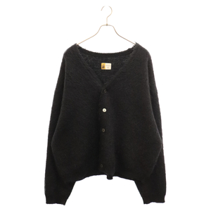 SAINT MICHAEL セントマイケル 23AW CARDIGAN/MOHAIR モヘアニットカーディガン ブラック SM-A23-0000-044