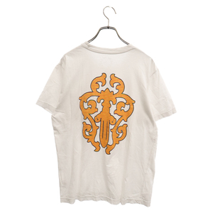 CHROME HEARTS クロムハーツ CH T-SHRT 1 バックダガー英字プリント半袖Tシャツ ホワイト