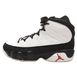 NIKE ナイキ 観賞用 AIR JORDAN 9 エアジョーダン ハイカット スニーカー ホワイト US8.5/26.5cm 302370‐101