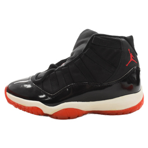 ナイキ AIR JORDAN 11 ORIGINAL BRED エアジョーダン 11 オリジナル ブレッド ハイカットスニーカー US8.5/26.5cm ブラック 130245-062