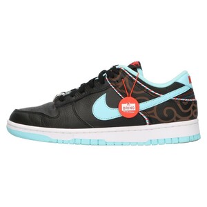 ナイキ DUNK LOW RETRO SE Barber Shop Black DH7614-001 ダンクロー レトロ バーバーショップ ローカットスニーカー ブラック US9/27cm