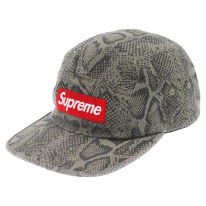 SUPREME シュプリーム 24SS Washed Chino Twill Camp Cap 柄 キャンプキャップ 帽子 カーキ