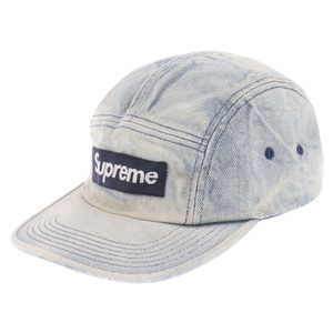 SUPREME シュプリーム 24SS Washed Chino Twill Camp Cap ウォッシュ加工 キャンプキャップ 帽子 インディゴ