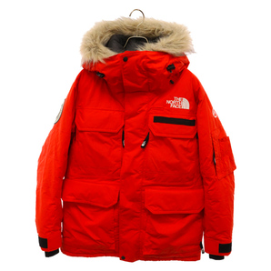 THE NORTH FACE ザノースフェイス SOUTHERN CROSS PARKA サザンクロスパーカ ファー付き ナイロンダウンジャケット レッド ND92220の画像1