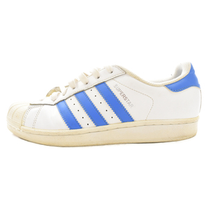 adidas アディダス SUPERSTAR S75929 スーパースター ローカットスニーカー ホワイト/ブルー US7.5/25.5cm