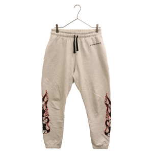 CHROME HEARTS クロムハーツ MATTY BOY 2021SS PPO BRAIN SWTPANTS マッティボーイ ブレインスウェットパンツ プリント グレー