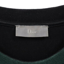 Dior HOMME ディオールオム 18AW ATELIER アトリエ ロゴ エンブロイダリー 半袖カットソー Tシャツ グリーン 833J626W7320_画像5