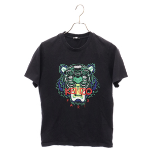 KENZO ケンゾー TIGER PRINT TEE S/S タイガープリント クルーネック カットソー 半袖Tシャツ ブラック F955TS0504YA