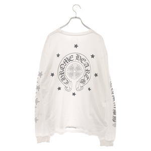 CHROME HEARTS クロムハーツ Malibu L/S Tee マリブ限定 バック ロゴプリント 長袖Tシャツ ホワイト