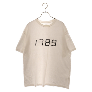 SEQUEL シークエル 1789 Tee 1789 半袖Tシャツ ホワイト