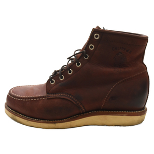 CHIPPEWA Chippewa 6INCH MOC TOE BOOTS leather Work boots Brown 90092