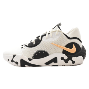 NIKE ナイキ PG 6 ORANGE CHALK ポールジョージ 6 オレンジチョーク ミドルカットスニーカーシューズ ホワイト/ブラック US9 DH8447-101