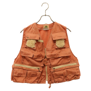 VINTAGE ヴィンテージ 60-70s Ideal Fishing Vest アイディール フィッシングベスト タロンジップ サーモンピンク