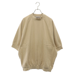 FOG Essentials フィアオブゴッド エッセンシャル Waffle Raglan Hoodie ワッフル ラグラン半袖シャツ ベージュ