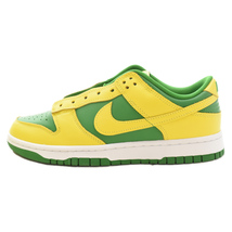 NIKE ナイキ DUNK LOW REVERSE BRAZIL DV0833-300 ダンクローリバース ブラジル ローカットスニーカー イエロー/グリーン US8.5/26.5cm_画像1