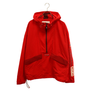 KITH キス 24SS×Columbia Wind Anorak コロンビア ウィンドアノラックナイロンジャケット レッド