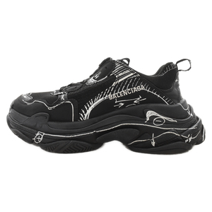 BALENCIAGA バレンシアガ TRIPLE S SNEAKER 536737トリプルエス ローカットスニーカー ダッドシューズ ブラック