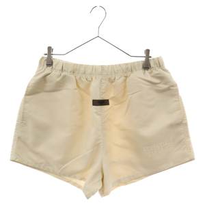 FOG Essentials フィアオブゴッド エッセンシャル Nylon Short Light Tuscan ラバーロゴハーフパンツ ショーツ ベージュ